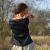 Simple Halenka lněná černá (Le Mi česká autorská móda) 1