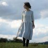 Rustikální šaty s výšivkou s 3 4 rukávem IV (Le Mi)