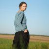 Mušelínka Blue denim V (Le Mi)