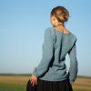 Mušelínka Blue denim VII (Le Mi)