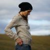 Boho rustikální halenka s krajkou V (Le Mi)